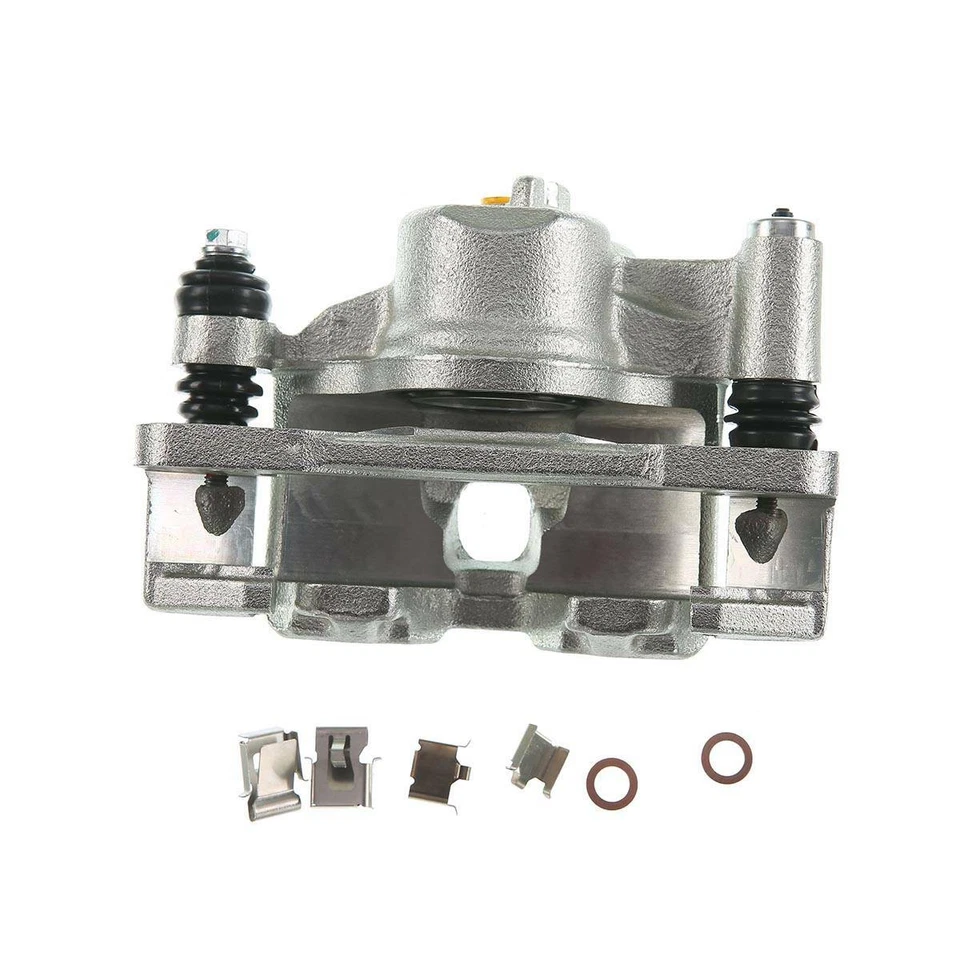 Par de pinzas de freno delanteras con soporte para Honda Civic 1990-2000 Civic del Sol CRX Foto 4 de 4