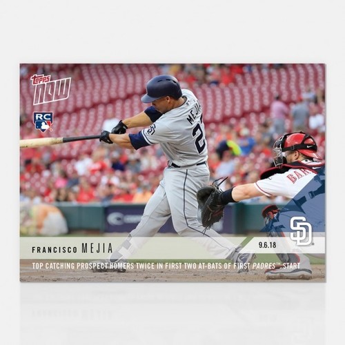 2018 Topps Now 696 Francisco Mejía
