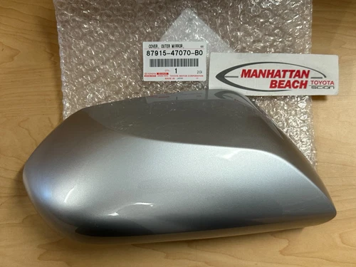 16-20 TOYOTA PRIUS RIGHT PASSENGER SIDE MIRROR COVER 87915-47070-B0 SILVER