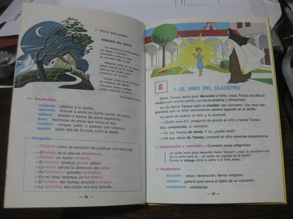 LIBRO TEXTO ESCOLAR ESCUELA LENGUA ESPAÑOLA 1 EGB ALVAREZ MIÑON 1971 NUEVO - Imagen 4 de 4