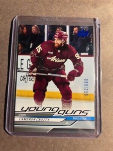 2024-25 UPPER DECK CAMERON CROTTY YOUNG GUNS DELUXE /250 ARIZONA #238