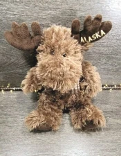 Alaska Souvenier Plush Moose. Artic Circle Enterprises.