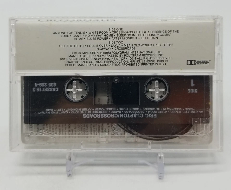 Eric Clapton - CROSSROADS (Cassette Tape Set, 1988) Polydor Records 4 Tape Set - Image 4 of 4