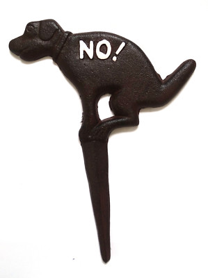Hinweisschild „Kein Hundeklo“ – Alu-Dibond, Wetterfest, 30x20cm