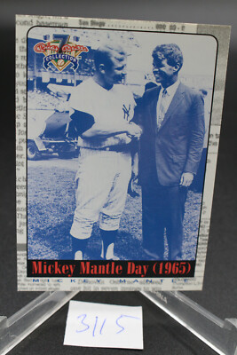  1997 Score Board Shoe Box Collection Mickey Mantle Robert F Kennedy #71 HOF