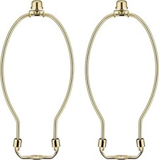 2 Pcs 10Inch Lamp Shade Harp Holders Detachable Lamp Shade Bracket Heavy Duty DI