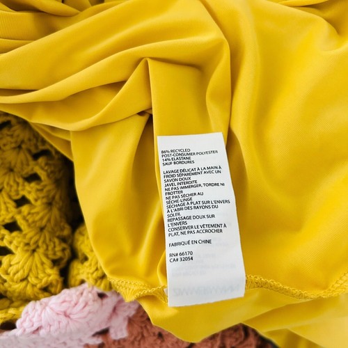 Vestido Zimmermann Nuevo con Etiquetas Laurel Crochet Mini Cinturón Talla 0 (Au 8 / US 4) Amarillo - Imagen 10 de 10