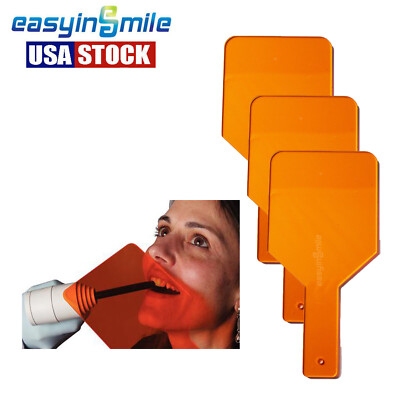 EASYINSMILE LED Curing Light Shield Dentistry Hand-Held Protective Paddle