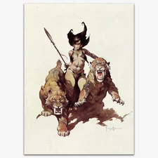 Vintage Print 68- The Huntress