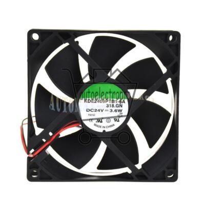 For Sunon KDE2409PTB1-6A 90*90*25mm DC24V 3.6W Inverter Cooling Fan 2Pin~