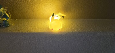 POKEMON LED NIGHT LIGHT Pickachu Cute Bedroom Decoration Kids Anime Toy Gift New