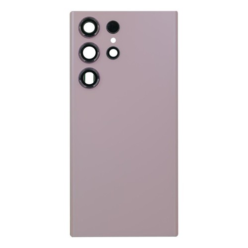 Back Glass with Camera Lenses for Samsung Galaxy S23 Ultra Purple Aftermarket