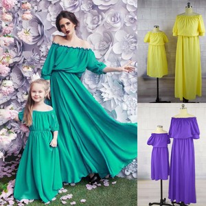 mommy and me off the shoulder dresses