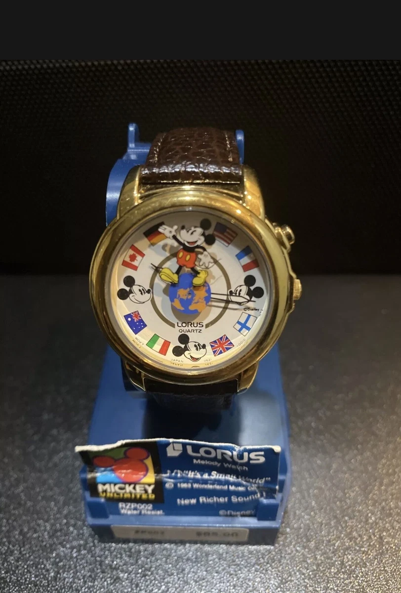 Lorus mickey mouse watch it's small world sale
