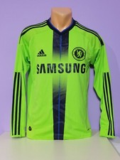 Chelsea FC 2010/11 football 3rd kit longsleeve shirt jersey Adidas small or YL