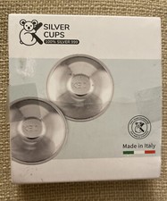 Koala Babycare The Original Nursing Cups Pure 999 Silver - Made in Italy NOB