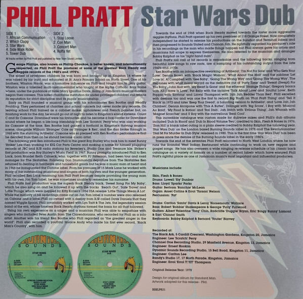 洋楽 Phill Pratt STAR WARS DUB UK org LP Phil Pratt - Star Wars Dub - YouTube