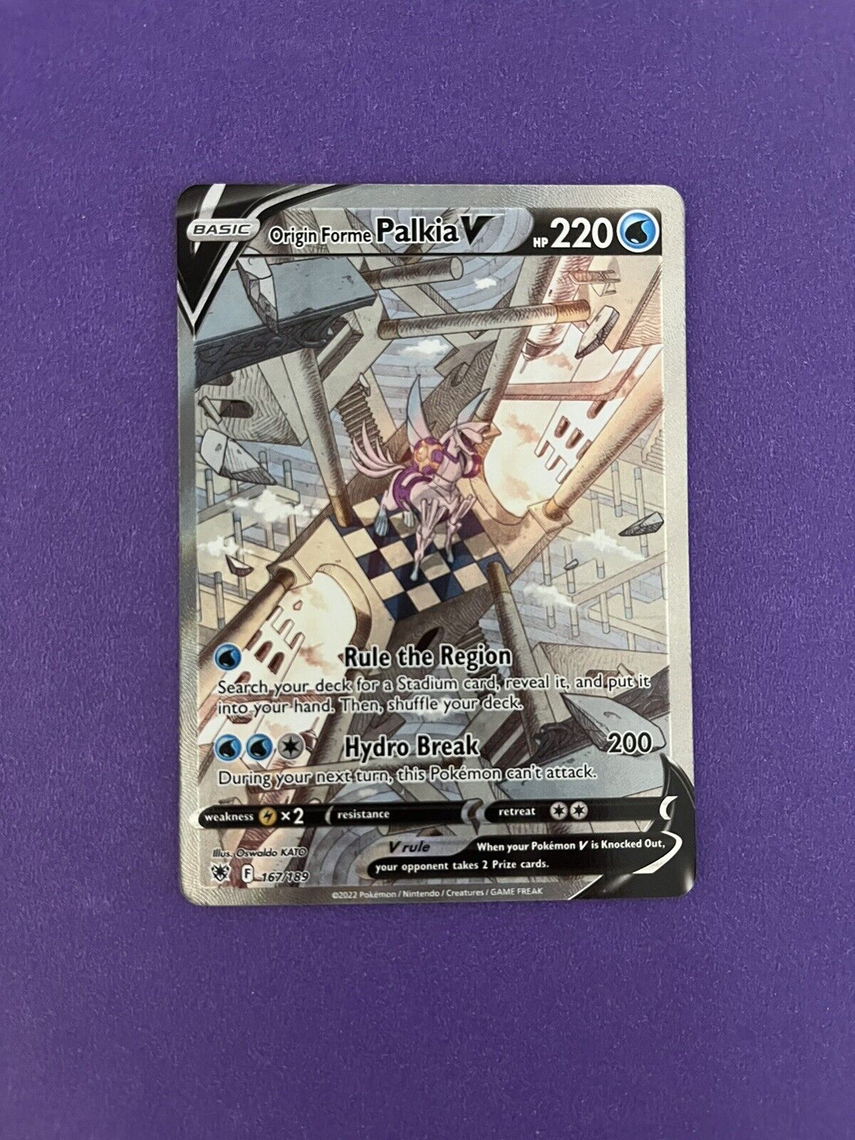 Origin Forme Palkia V (Alternate Full Art)