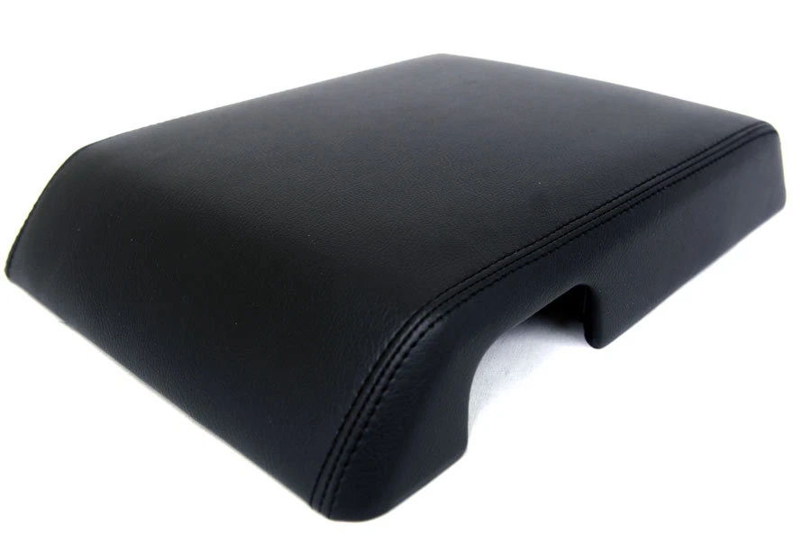 Se adapta a 05-07 Hummer H2 Lujo Imitación Cuero Apoyabrazos Consola Central Cubierta Negro Foto 2 de 3