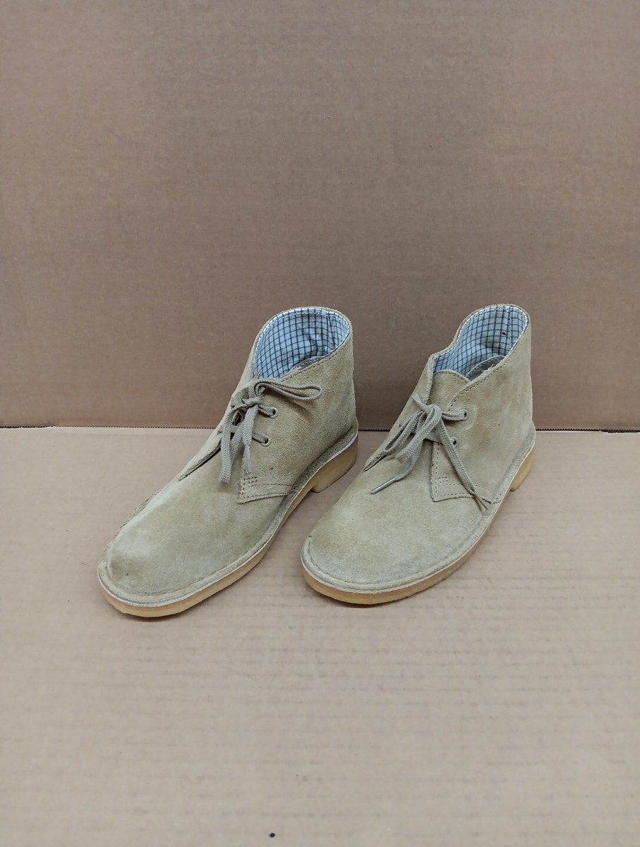 新品　未使用Clarks Desert Boot ベージュ スエード Clarks Originals Womens Desert Boot Beige Suede Casual Boots