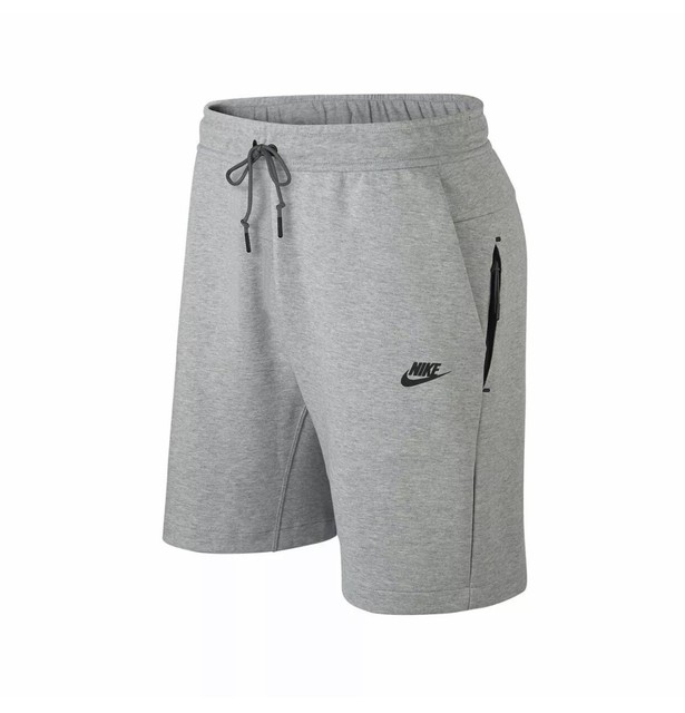 gray nike fleece shorts