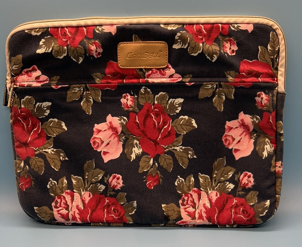 Laptop Sleeve Case Bag Front Pocket Zip Closure Padded Coolb