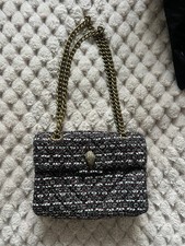 Borsa Kurt Geiger Kensington donna tweed media testa di aquila borsetta