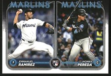 2024 Topps Update #US185 Jhonny Pereda RC Emmanuel Ramirez RC - BB