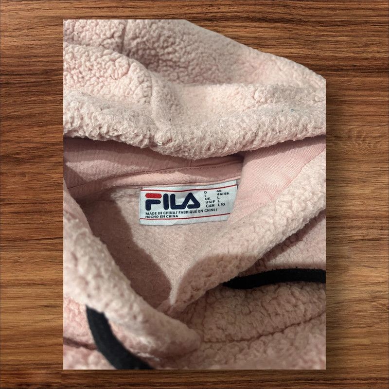 Felpa con cappuccio donna FIla rosa soffice