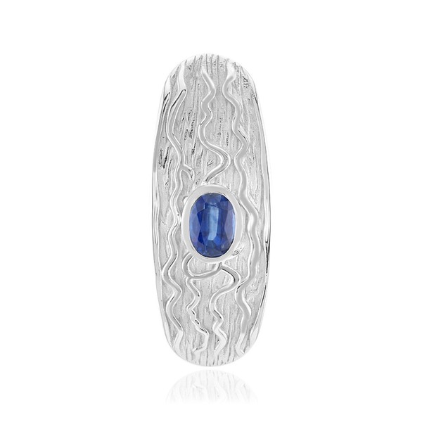 Cavill Ring Sterlingsilber 0,95Ct Kyanit Blau Oval Damen Echtschmuck-image