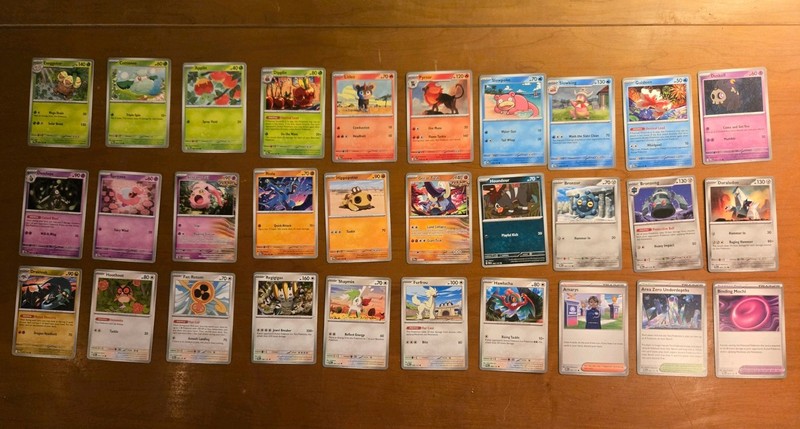 Pokémon Scarlet & Violet Prismatic Evolutions C/UC Lot Set Builder NM 47 Cards