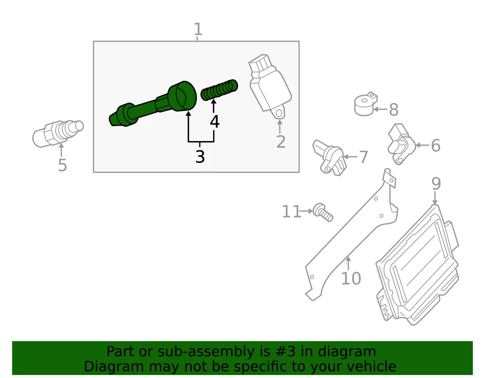 Bota bobina encendido directo original Nissan 22465-8J115 Foto 3 de 3