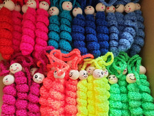 Glückswürmchen/ Sorgenwürmchen/ Talisman In Verschiedenen Farben