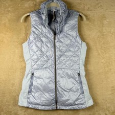 Lululemon Down For It All Vest Light Blue Quilted Goose Down Puffer 8 Athleisure