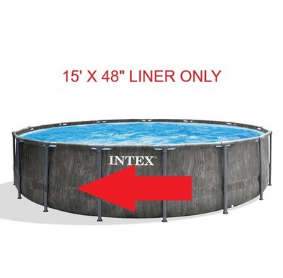 Replacement Intex 15ft x 48in Greywood Prism Frame Swimming Pool LINER ONLY