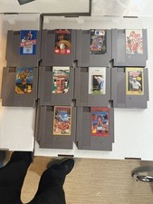 NES Sports Game Lot 10 Tested Working Nintendo Carts Baseball Golf Hockey