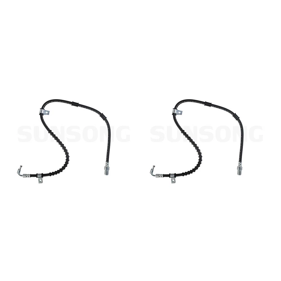 2x Brake Hose Line Front For 2004 2005 2006 2007 2008 Ford F750 6.0L - Image 2 of 4