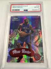 1999 Fleer Mystique /2500 Vince Carter PSA 8 Low Pop 12 Rare