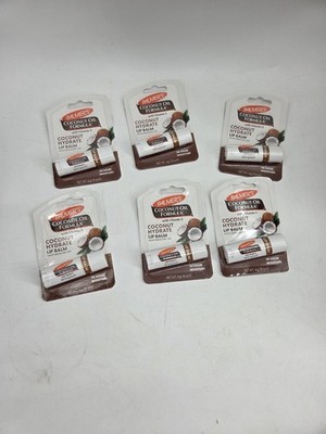 (Lot Of 6) Palmer's Coconut Oil Hydrate Lip Balm .15 oz