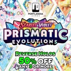 Pokemon - Prismatic Evolutions - Reverse Holo Cards - Scarlet & Violet Singles