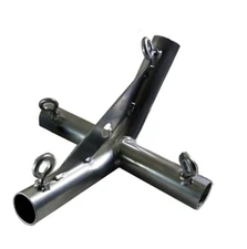 Reinforced High Gable Canopy Replacement Bracket | 4 Arm 1-3/8" ID Hardware