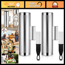 4 Pcs Stainless Steel Guiro Instrument Set - Latin Percussion Shaker with Scrape