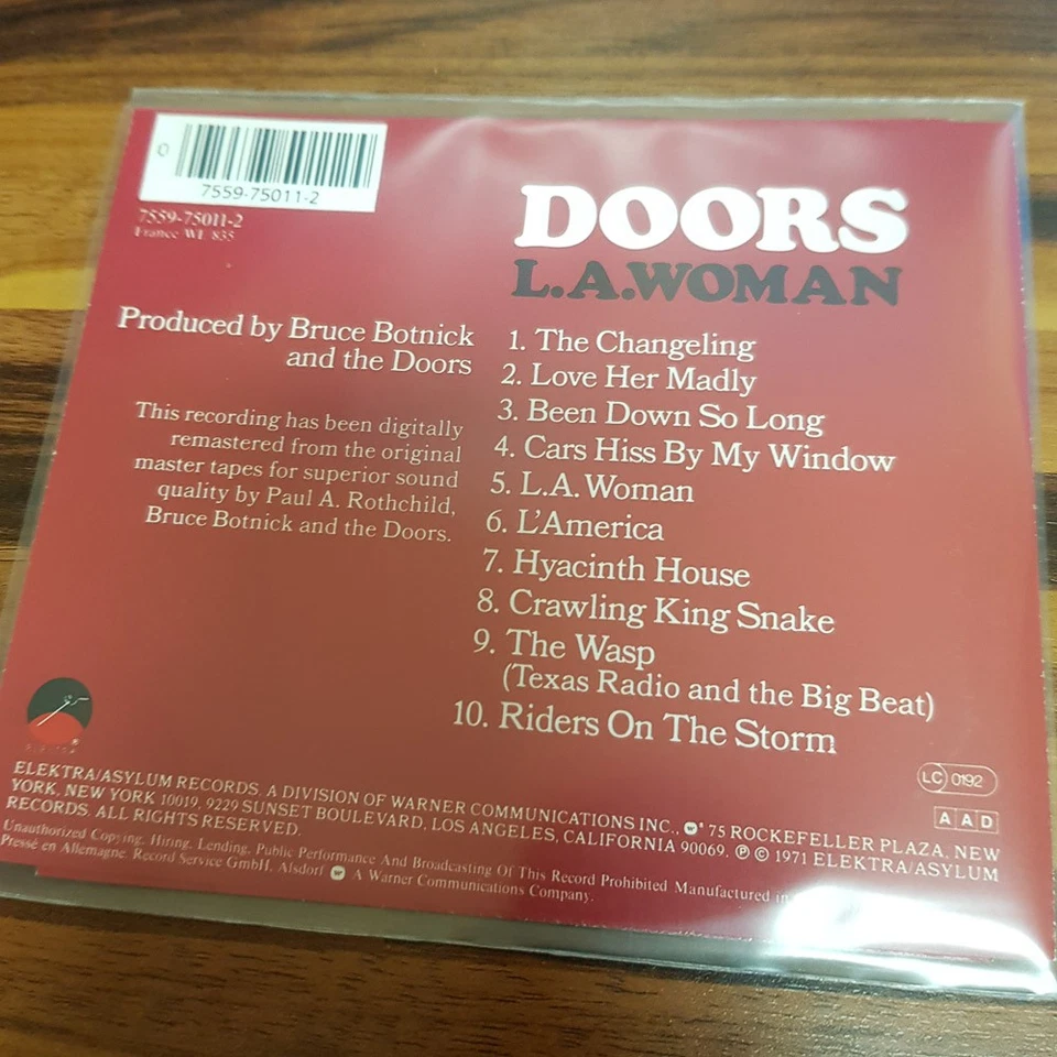 DOORS l.a. woman SRC = SPECIALTY RECORDS CORPORATION GERMANY VG+/VG+ (CD Album) - Bild 3 von 3