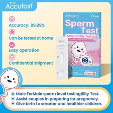 Accufast Sperm Test Kit For Male Pregnancy Preparation Sperm Count Test