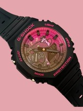 GA-2100 Pink And Black G-Shock CasiOak DJ Willie – Limited Edition Uk Stock
