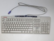 Compaq SK-2860 Vintage PS/2 Multimedia Keyboard Y2K Retro PC Tested Working