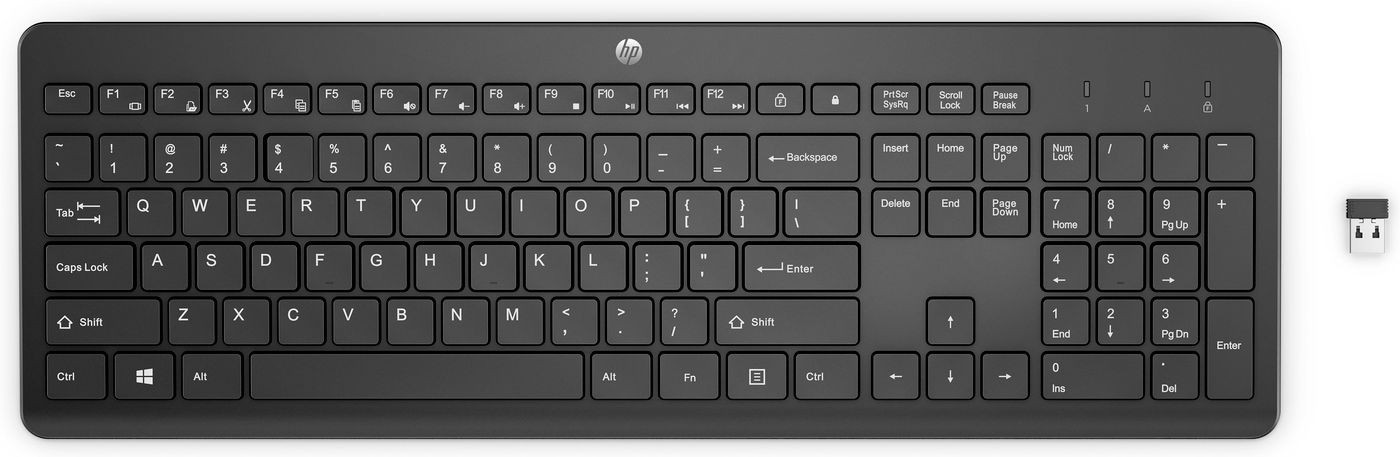 HP 3L1E7AA#ABD HP 230 Wireless Keyboard Black