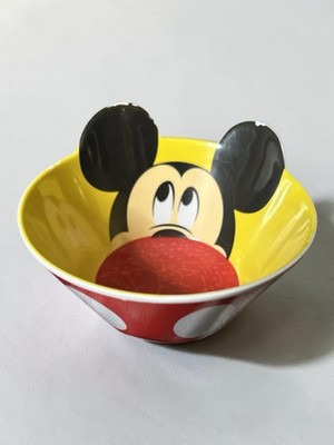 Disney Store Mickey Mouse 3D Ears Melamine Bowl Cereal Ice Cream Dish Vintage