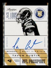 2013 Panini Prestige #2 Tavon Austin NFL Passport Signatures