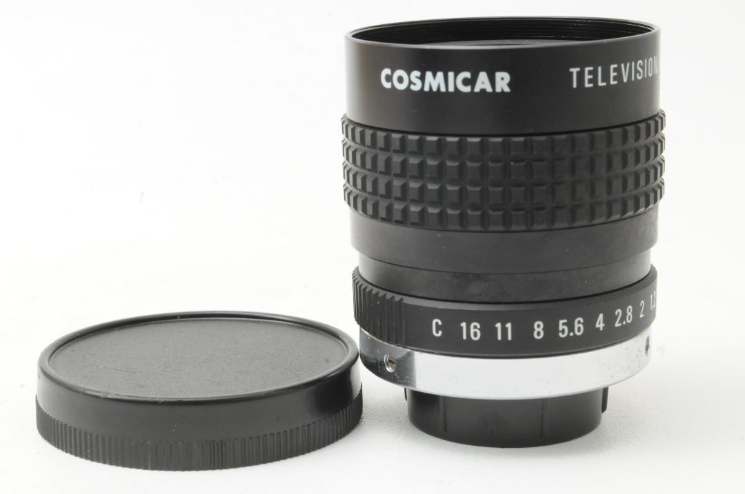 PENTAX/COSMICAR TV 6mm F1.2 Cマウント Pentax Cosmicar TV 6mm F1.2 C-Mount Cine Lens Excellent